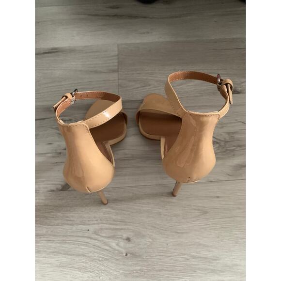 Rebecca Allen Patent Leather Sandal Heels Size 8 - Picture 3 of 5